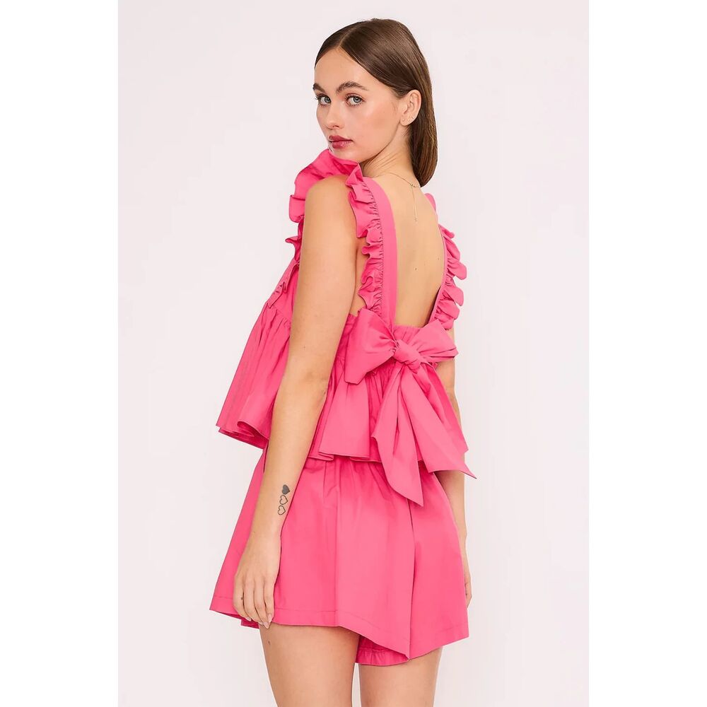 Fuchsia Colette Top and Shorts
